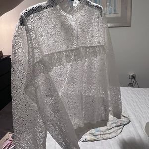 Anine Bing Romantic Crochet Top